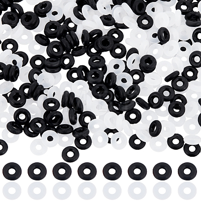 400Pcs 2 Colors Rubber O Rings FIND-SC0010-97-1