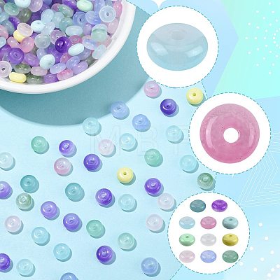 120Pcs Imitation Jade Glass Beads DGLA-FS0001-23-1