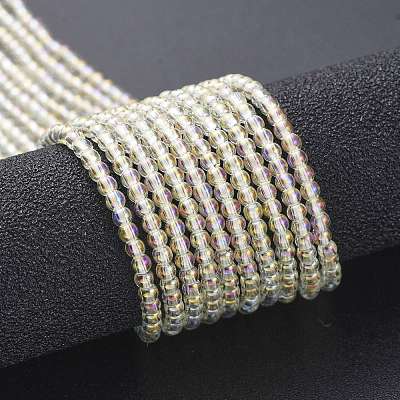 Electroplate Glass Beads Strands EGLA-K014-A-FR05-1