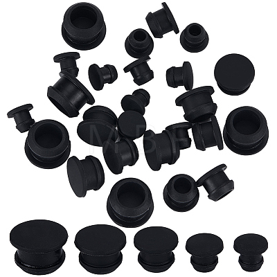 30Pcs 5 Style Silicone Bottle Seal Plug AJEW-GF0008-09A-1