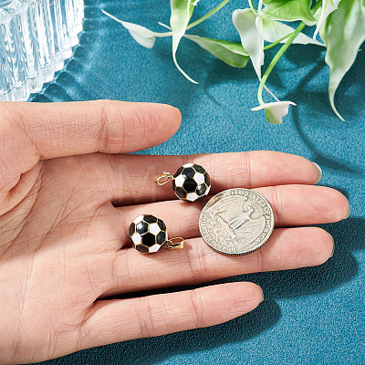 2Pcs Brass Enamel Charms KK-TA0008-66-1