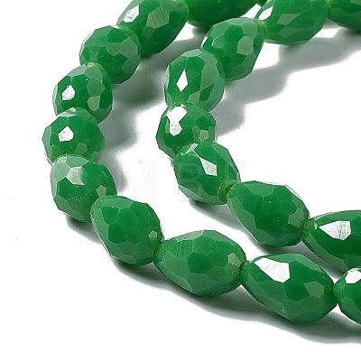 Faceted Glass Beads Strands GLAA-E037-01A-1