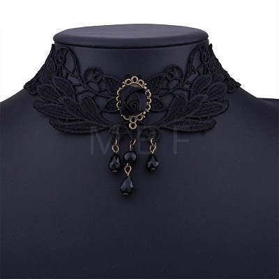 Gothic Necklaces NJEW-F160-01AG-1