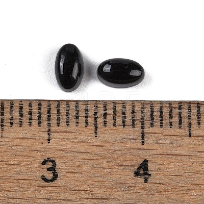 Natural Black Onyx(Dyed & Heated) Cabochons G-B096-01C-1