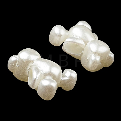 ABS Imitation Pearl Beads X-OACR-K001-31-1