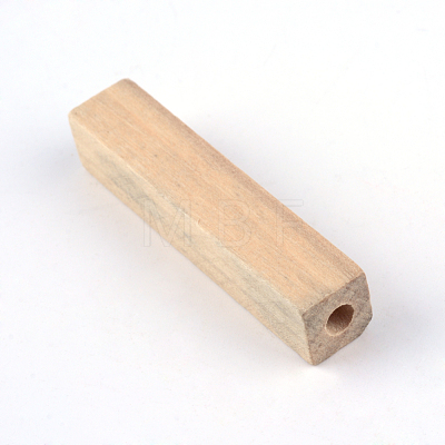 Unfinished Wood Beads X-WOOD-S659-13-LF-1