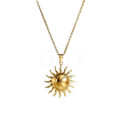 304 Stainless Steel Pendant Necklaces FS-WG18833-07-1
