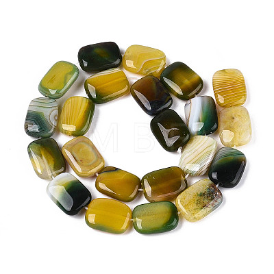 Natural Agate Beads Strands G-N356-03A-11-1