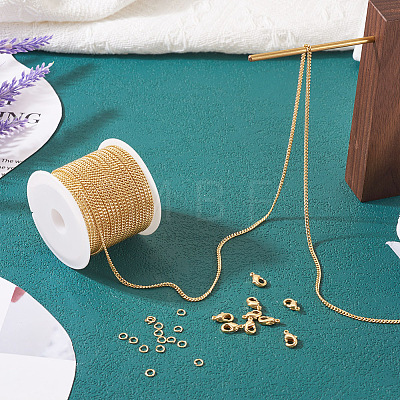  DIY Chain Bracelet Necklace Making Kit DIY-TA0005-26-1