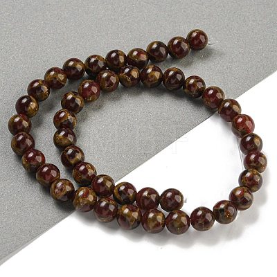 Synthetic Gold Clinquant Stone Beads Strands G-P549-A01-01C-1