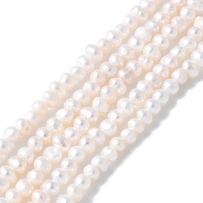 Natural Cultured Freshwater Pearl Beads Strands PEAR-I007-07E-01B-1