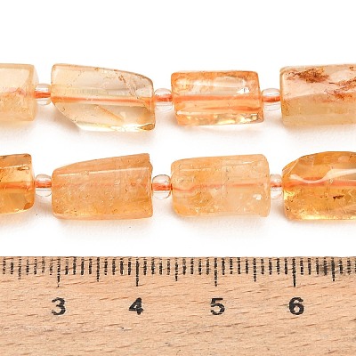 Heated Natural Citrine(Heated) Beads Strands G-F836-B08-01-1