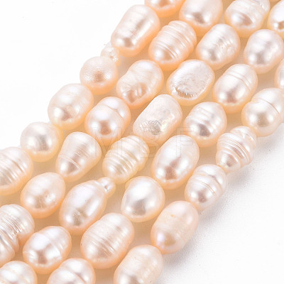 Natural Cultured Freshwater Pearl Beads Strands PEAR-S012-41E-1