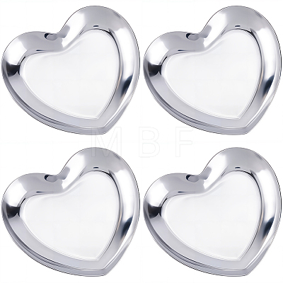 4Pcs 430 Stainless Steel Jewelry Plates AJEW-CN0004-48-1