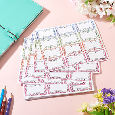 1Bag Paper Self-Adhesive Stickers DIY-TA0015-68-1