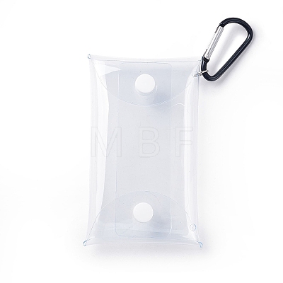 Waterproof Transparent PVC Key Clasp Storage Bags DIY-K046-01-1