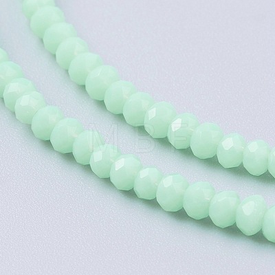 Imitation Jade Glass Beads Strands GLAA-G045-A08-1