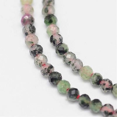 Natural Ruby in Zoisite Bead Strands G-G936-2mm-24-1