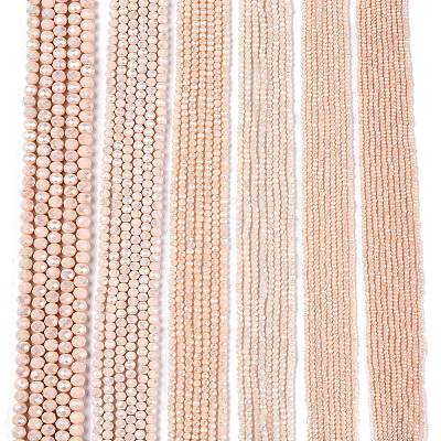 Electroplate Glass Beads Strands EGLA-A044-P2mm-B05-1