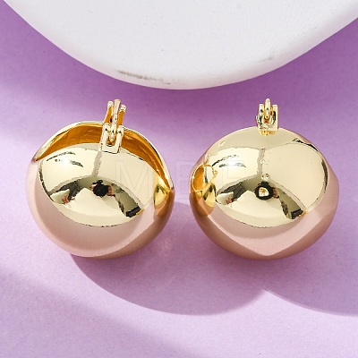 Brass Hoop Earrings X-EJEW-D273-01G-1