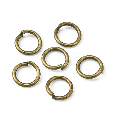 Iron Open Jump Rings IFIN-YW0001-41AB-1