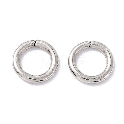 Non-Tarnish 304 Stainless Steel Open Jump Rings X-STAS-C040-01A-P-1