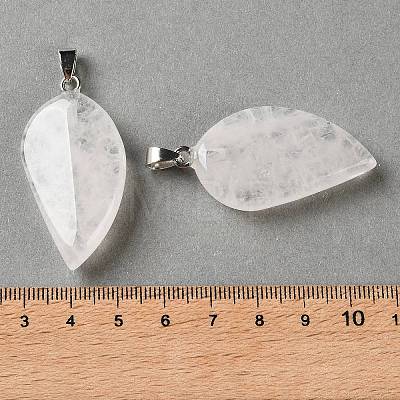 Natural Quartz Crystal Pendants GG-CBACB71-05P-22-1