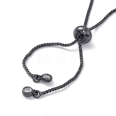 Brass Box Chains Slider Bracelet Makings KK-E068-VD012-4-1