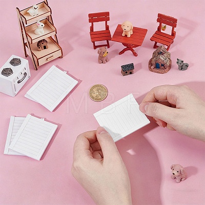 Rectangle Plastic Doll House Rail Mini Model DOLL-WH0007-21A-1