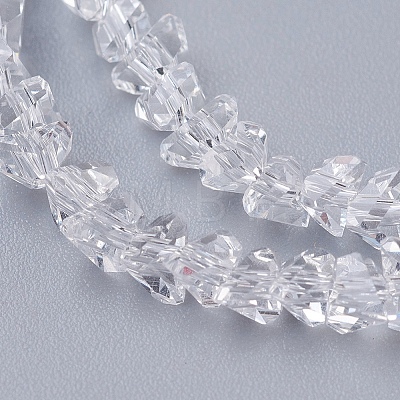 Transparent Glass Beads Strands EGLA-J145-4mm-NB01-1