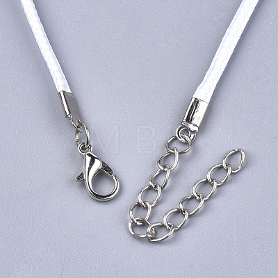 Waxed Cord Necklace Making NCOR-T003-05-1