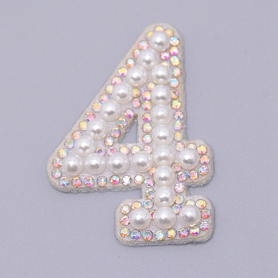 Imitation Pearls Patches DIY-WH0190-89D-1