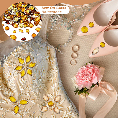 Acrylic Sew on Rhinestone DIY-GA0007-02C-1