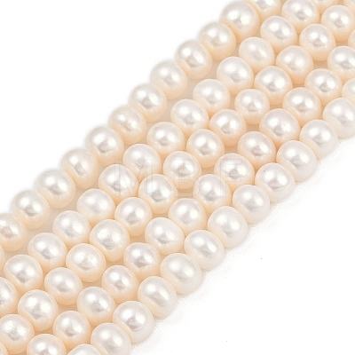 Natural Cultured Freshwater Pearl Beads Strands PEAR-I007-07X-13D-1