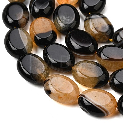 Natural Agate Beads Strands G-F820-N01-01E-1