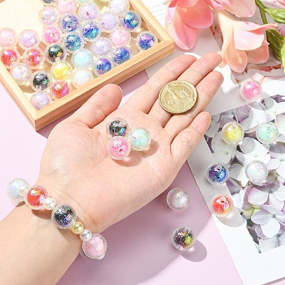 50Pcs Transparent Acrylic Beads OACR-CJ0001-37-1