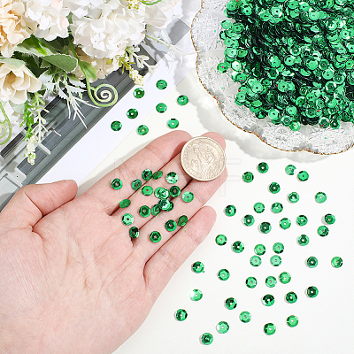 6000Pcs Plastic Paillette Beads PVC-PA0001-01C-1