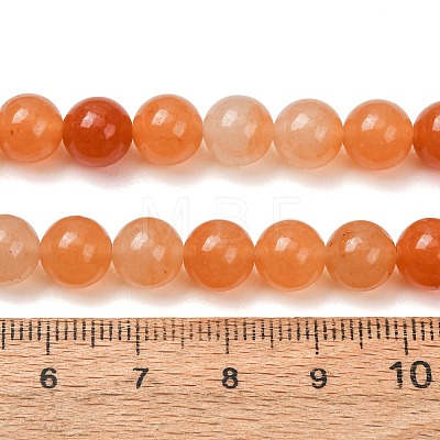 Natural Red Aventurine Beads Strands GSR023-1