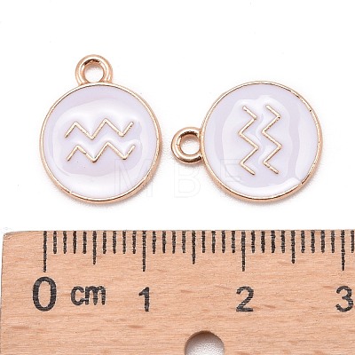 Alloy Enamel Pendants ENAM-S124-01B-04J-1