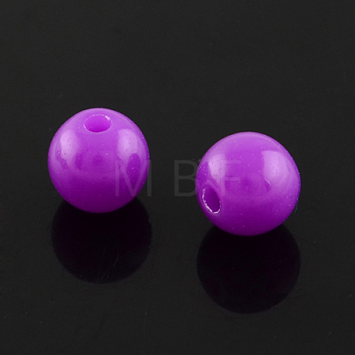 Fluorescent Acrylic Beads MACR-R517-14mm-M-1