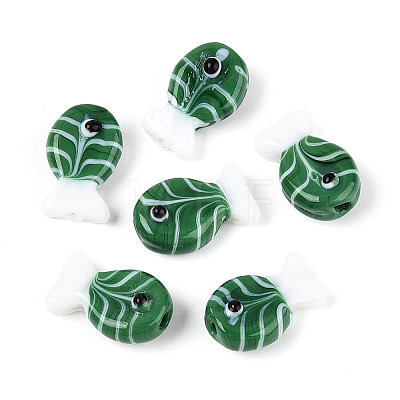 Handmade Lampwork Beads Strands LAMP-N021-41-A10-1