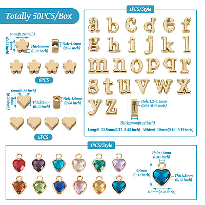 DIY Birthstone Jewelry Making Finding Kit FIND-TA0002-11-1