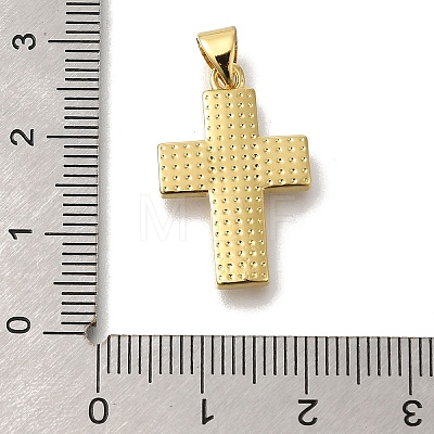 Brass Shell Pendants KK-R002-01G-1