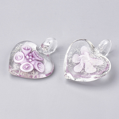 Luminous Handmade Lampwork Pendants LAMP-S189-03-B-1