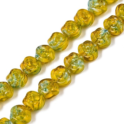 Handmade Lampwork Beads Strands LAMP-T021-26E-1