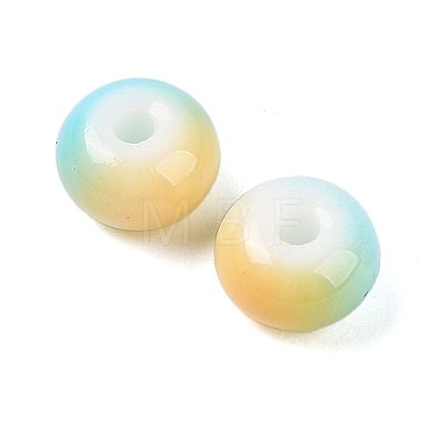 Opaque Spray Painted Glass Beads X1-GLAA-G118-01A-1