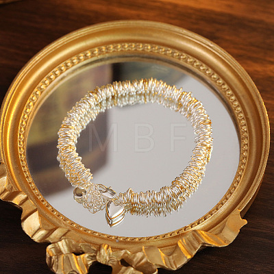 Brass Beaded Bracelets for Women FS-WGB4AEE-01-1