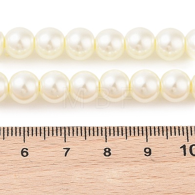 Eco-Friendly Glass Pearl Beads HY-J002-8mm-HX065-1