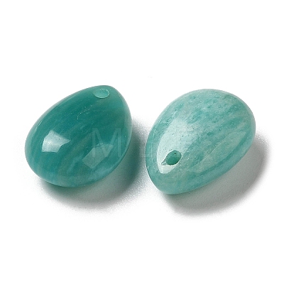 Natural Amazonite Teardrop Charms X-G-M410-01-02-1