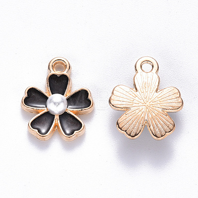 Alloy Enamel Charms ENAM-N054-028D-1